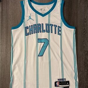 Charlotte Hornets Association NBA White Swingman Kon Knueppel Jersey Medium